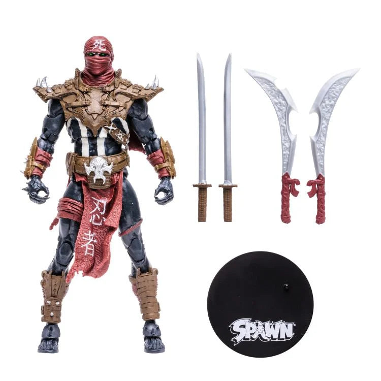 Ninja Spawn Action Figure - Spawn's Universe Collectible Toy for Adults & Fans - Perfect for Display, Cosplay, and Comic Book Enthusiasts