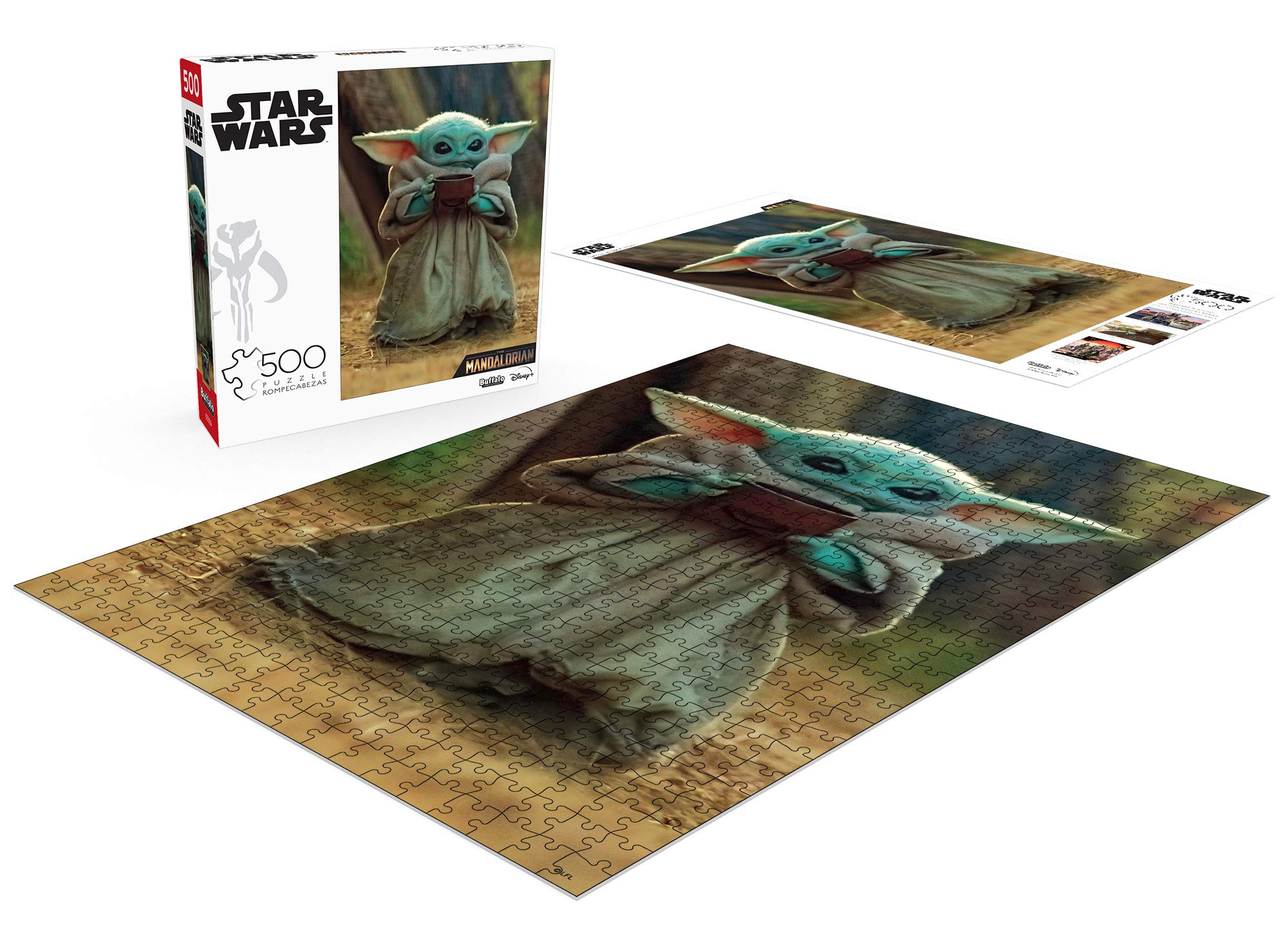 Star Wars Mandalorian 500-Piece Puzzle for Family Fun