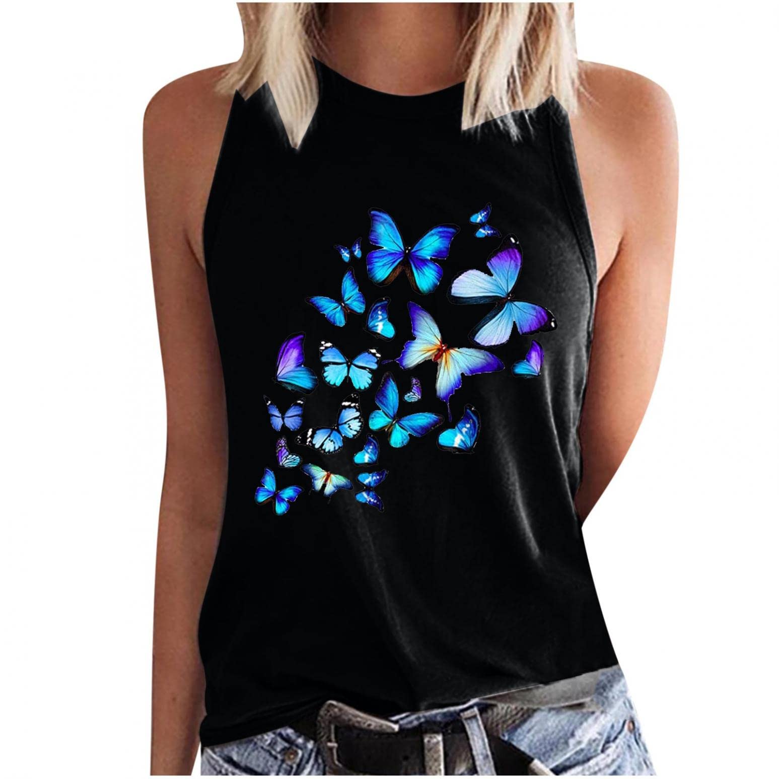 Women's Summer Short Sleeve Sunflower Printed T-Shirt - Casual Crewneck Graphic Tee for Everyday Wear - Perfect for Beach Outings, Picnics, and Weekend Brunch