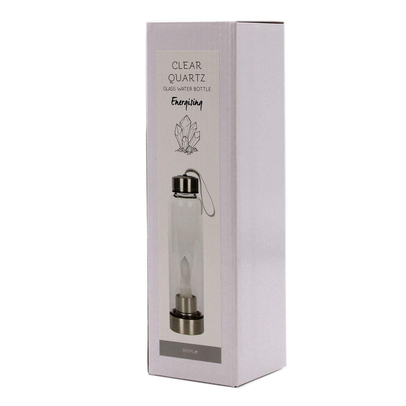 Stylish & Eco-Friendly Something Different Quartz Water Bottle - Leak-Proof, BPA-Free, 32oz for Gym, Hiking & Office Use