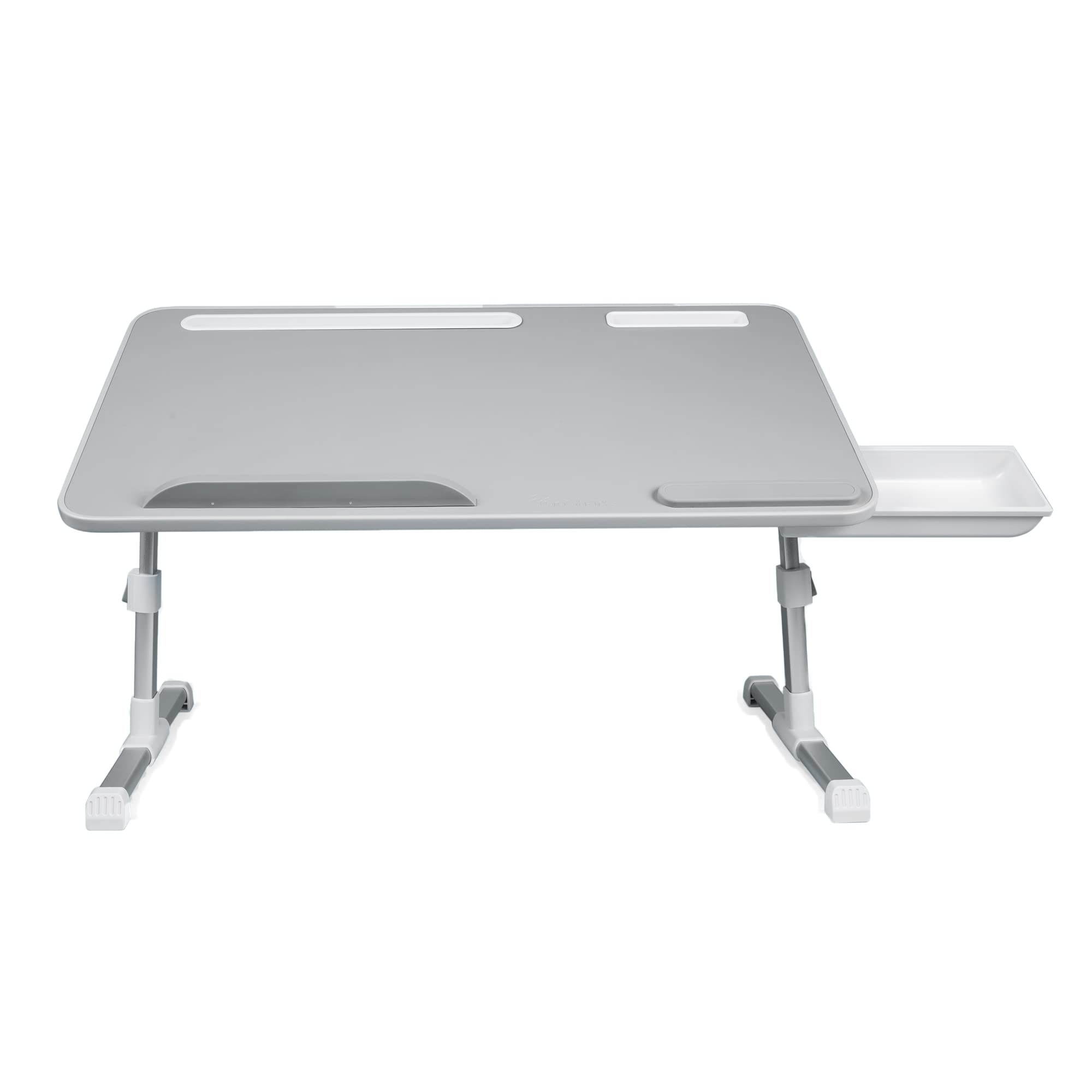 GoShark Adjustable Laptop Bed Tray - Foldable & Portable Laptop Desk for Working, Eating, Writing in Bed - Lightweight Computer Table for Home Office, Dorm Room & Travel Use