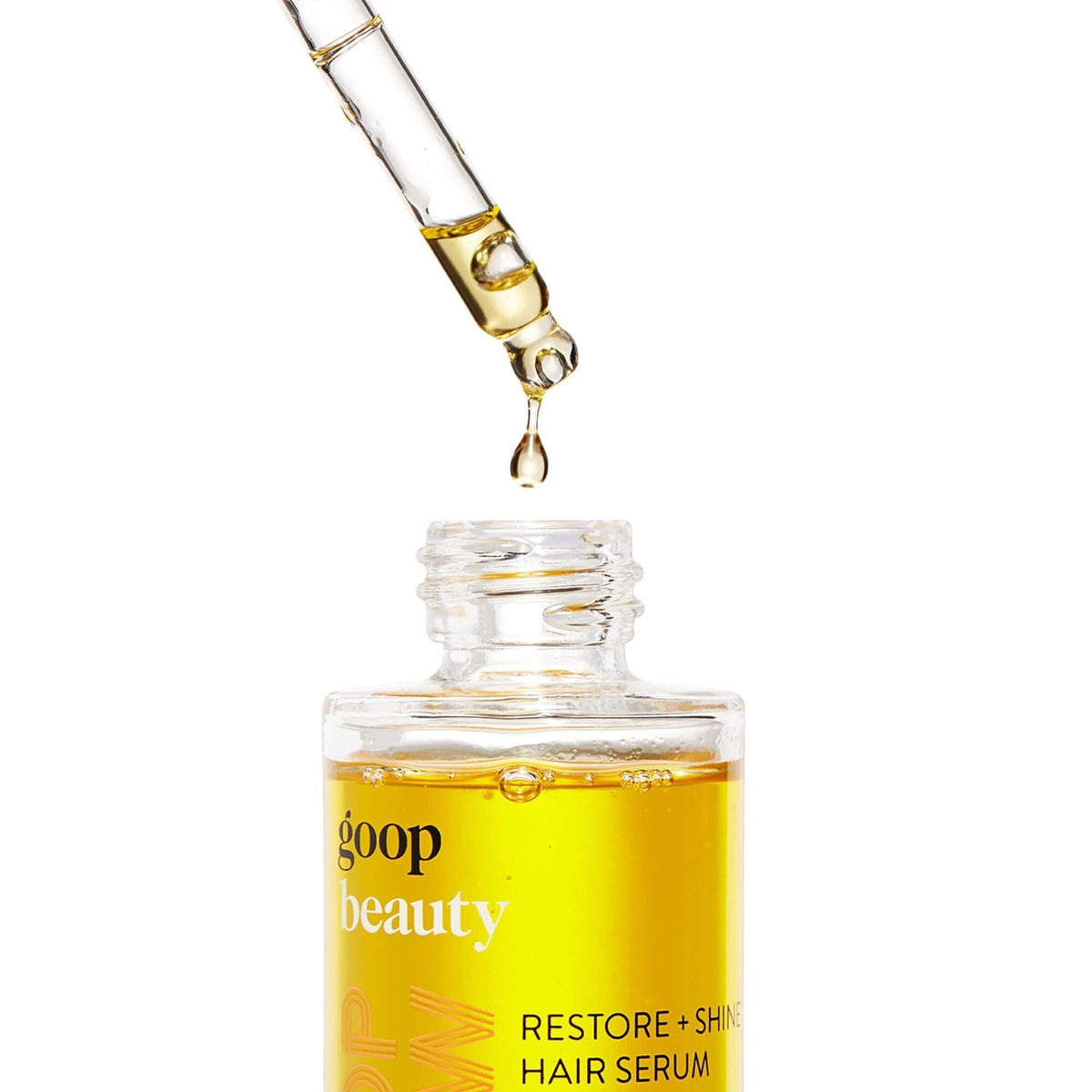GOOPGLOW Restore & Shine Hair Serum - Repairing Treatment for Damaged Hair with Argan Oil & Keratin - Perfect for Dry, Frizzy Hair & Split Ends - Use Daily for Smooth, Shiny Locks at Home or Salon