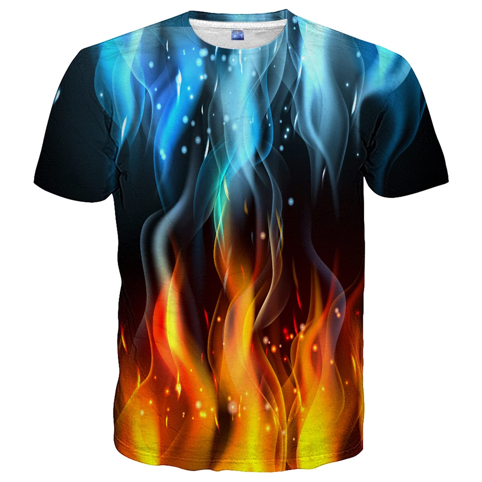 Yasswete Unisex 3D Printed Short Sleeve T-Shirt for Men & Women - Trendy Graphic Tees for Casual Wear, Street Style & Everyday Outfits