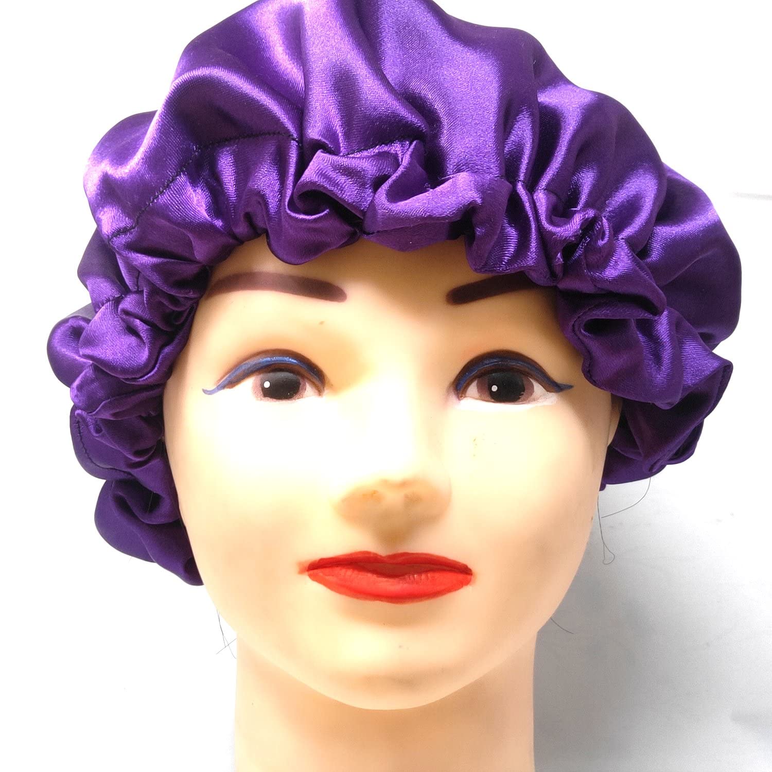 Anokhi Ada Dual Layer Satin Bonnet for Girls & Women - Soft Sleep Cap for Curly & Natural Hair Protection - Perfect for Nighttime & Travel Use
