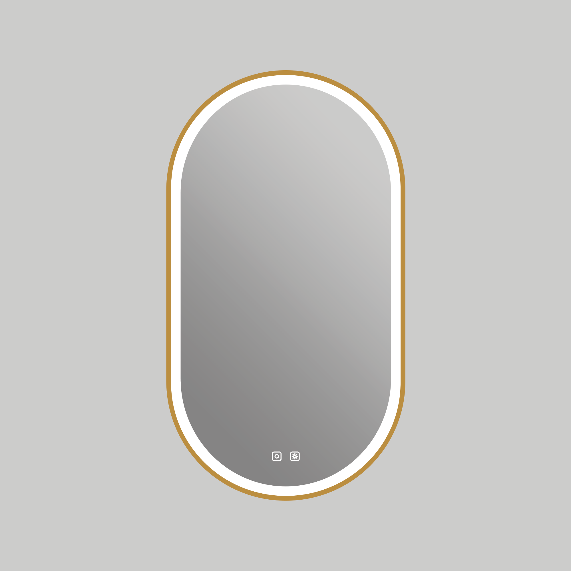 ICO Kiara LED Mirror - Vanity Makeup Mirror with Touch Control & Adjustable Brightness for Home, Salon, and Professional Makeup Artists