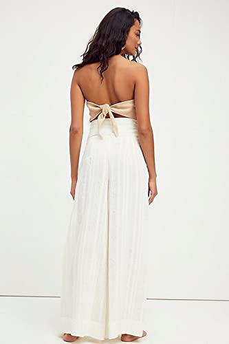 Free People Somebody Like You Ivory Lace Bralette & Panty Set - Medium | Boho Chic Lingerie for Date Nights & Special Occasions