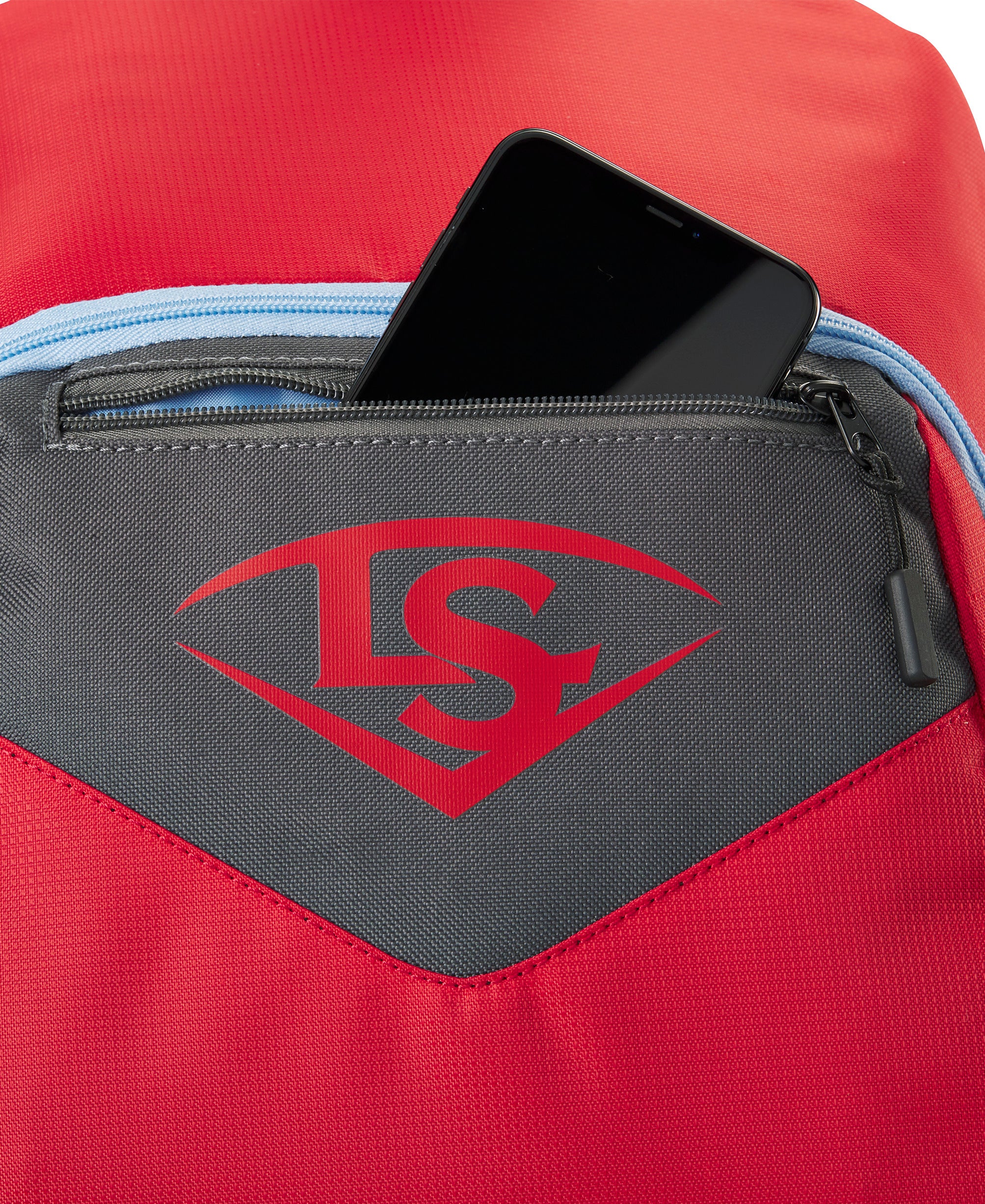 Louisville Slugger Genuine V2 Youth Baseball Backpack - Lightweight Durable Stick Pack for Kids & Teens - Perfect for School, Sports Practice & Travel