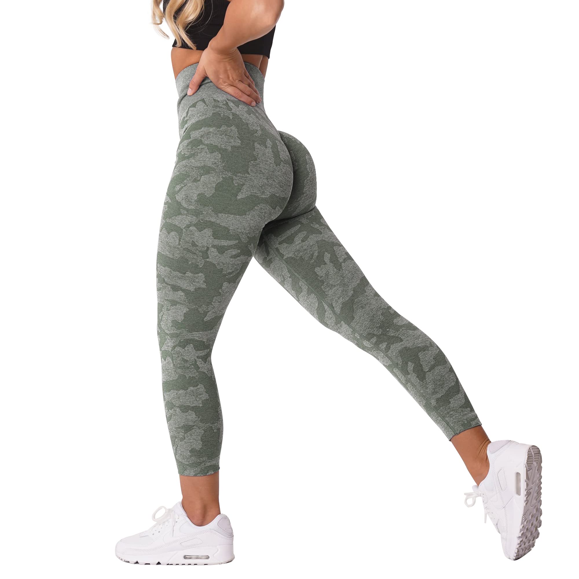 YVYVLOLO Women's High Waist Yoga Pants - Seamless Workout Leggings for Gym, Running & Butt Lifting | Comfortable Tights for Fitness, Lounge & Everyday Wear