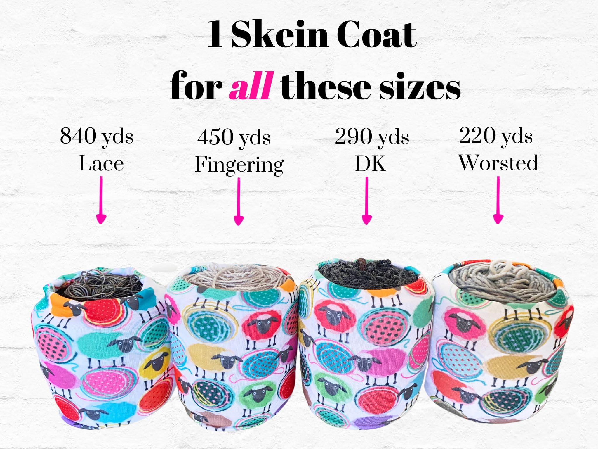 Premium Knitting and Crochet Yarn Holder - Soft Skein Coat for Smooth Yarn Management | Perfect for Knitting, Crocheting & Crafting at Home or On-The-Go
