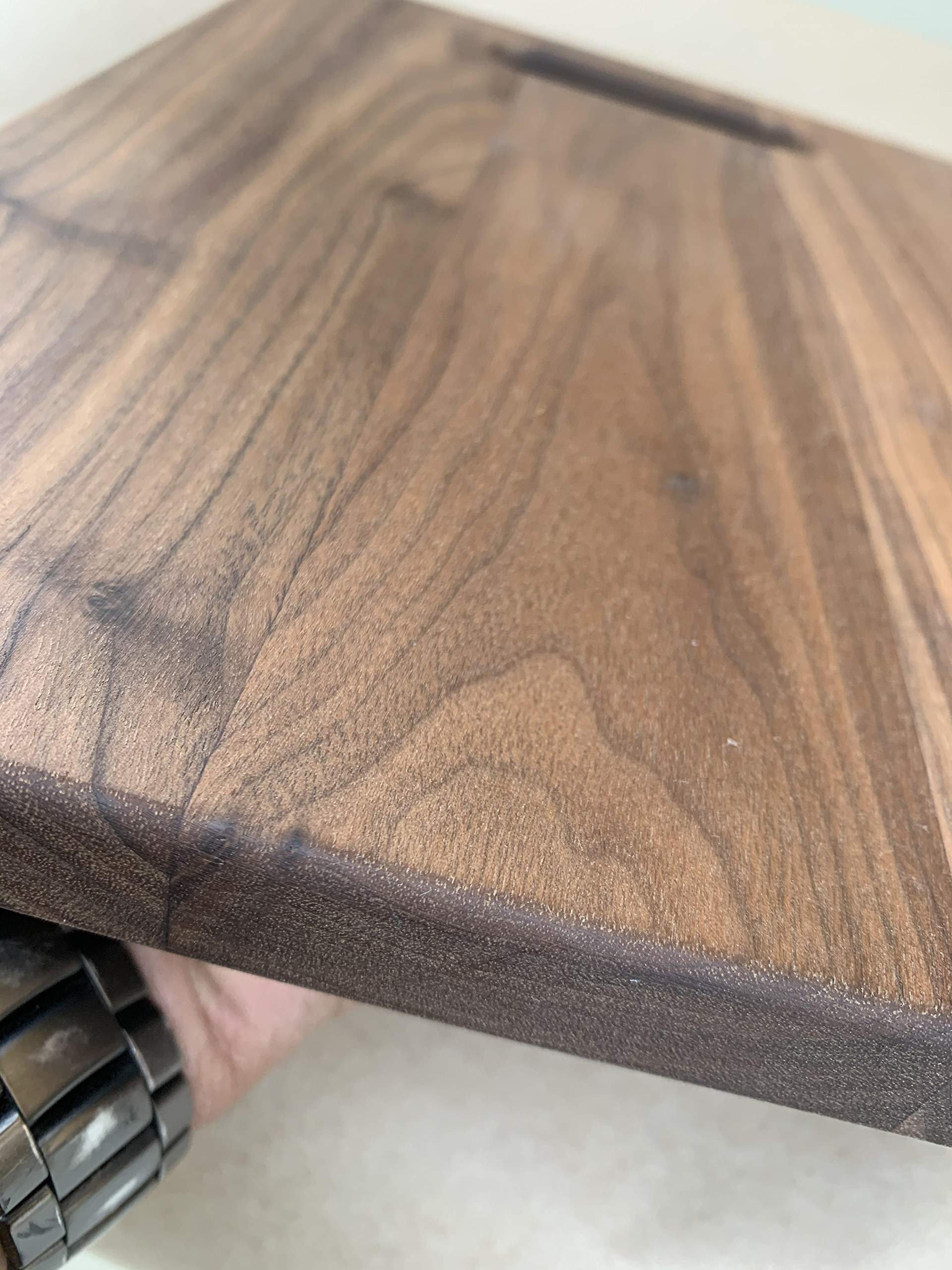 Personalized Walnut Wood Cutting Board - Custom Engraved Chopping Board for Kitchen, Wedding, Anniversary & Housewarming Gifts - Elegant Engraved Design for Home Cooking, BBQ & Entertaining
