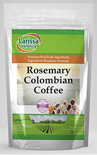 Premium Rosemary Colombian Coffee Beans - Gourmet Naturally Flavored Whole Bean Coffee (8 oz, 3-Pack) | Perfect for Home Brewing, Office Use & Gift Giving