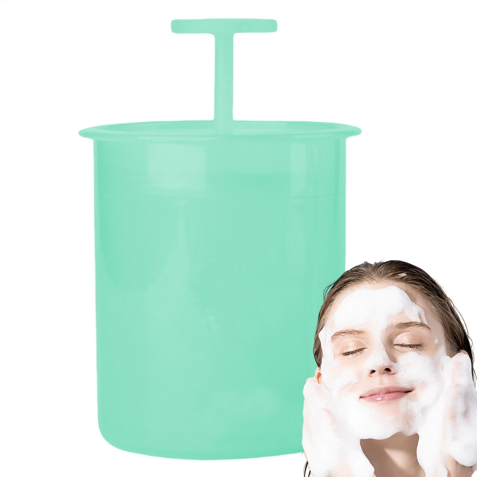 Foaming Face Wash Bottle - Facial Cleanser Foam Maker with Ergonomic Pump | Rich Lather Soap Foamer for All Skin Types | Perfect for Daily Skincare Routine & Travel Use