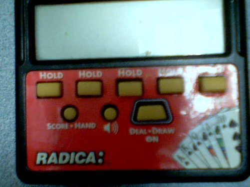 Radica Bonus Poker & Draw Poker - 2-in-1 LCD Handheld Electronic Game for Adults & Kids - Perfect for Travel, Parties & Family Game Nights