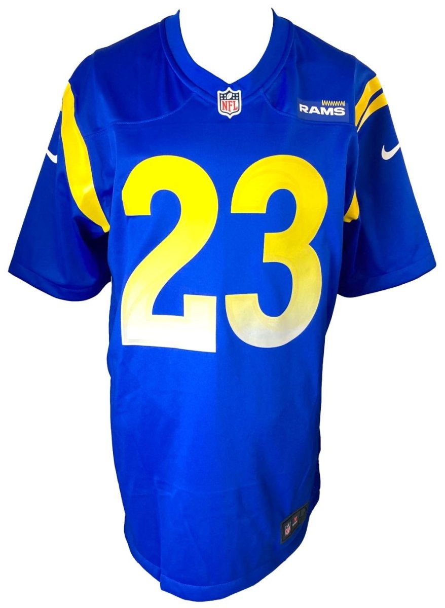 Kyren Williams Autographed Los Angeles Rams Blue Nike Game Jersey - Limited Edition - Perfect for NFL Fans, Collectors & Sports Memorabilia Enthusiasts - Great for Gifts, Display & Game Day Support