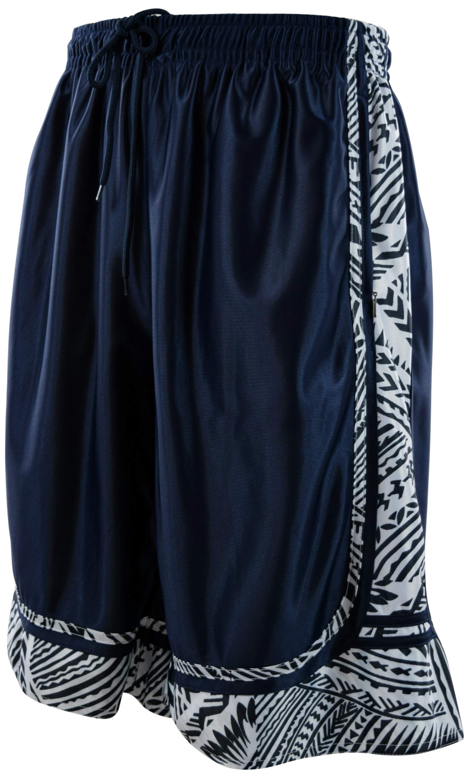 **Men's Gym Training Basketball Shorts with Zippered Pockets - Breathable & Comfortable for Workouts, Running, and Sports**