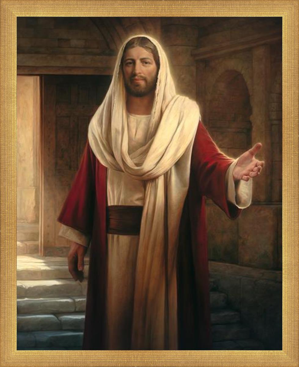 Come Follow Me by Howard Lyon - Inspirational Christian Art Print for Home, Church & Office Decor