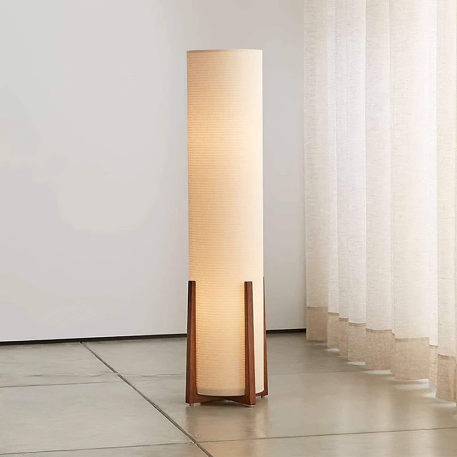 Brightech Parker LED Floor Lamp - Modern Standing Light for Living Room, Bedroom & Office - Adjustable Brightness & Energy Efficient Lighting for Reading & Relaxation