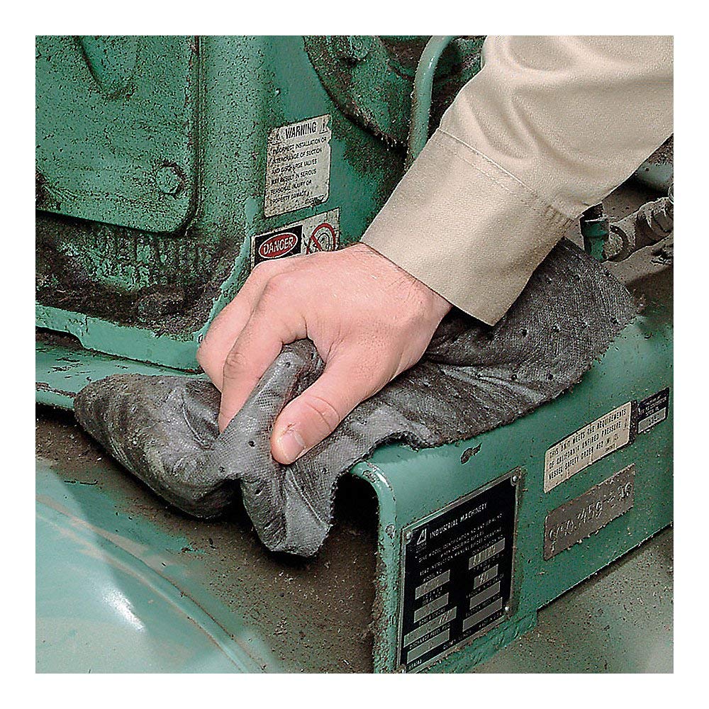 PIG Extra Heavy Duty Pig Mat - 18-Gallon Absorbency Oil Water Absorbent Mat - 150' x 16