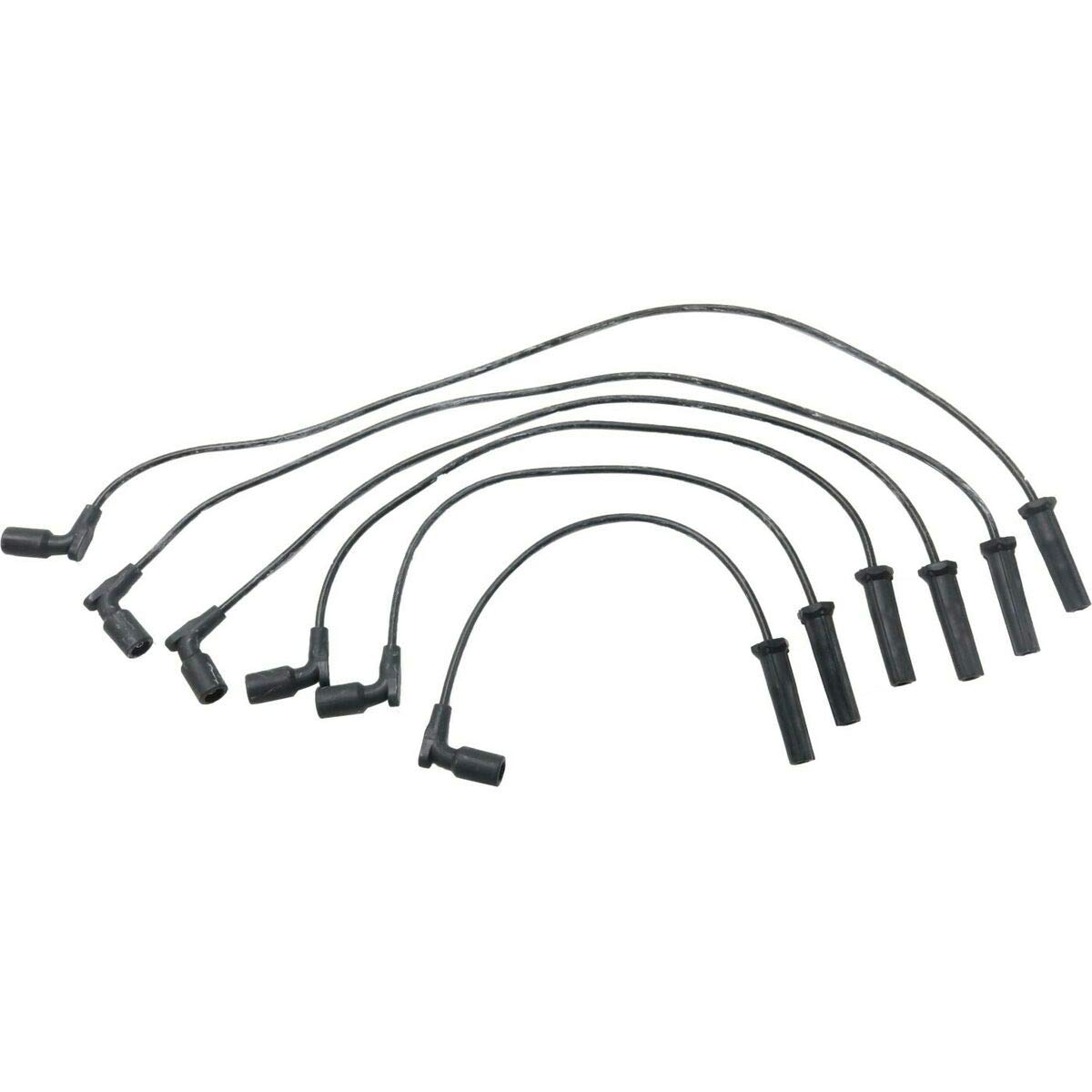 High-Performance Replacement Spark Plug Wires Set of 6 - Compatible with Chevy Malibu, Equinox & Pontiac G6 - Durable Ignition Wires for Smooth Engine Performance - Ideal for DIY Auto Repair & Engine Maintenance