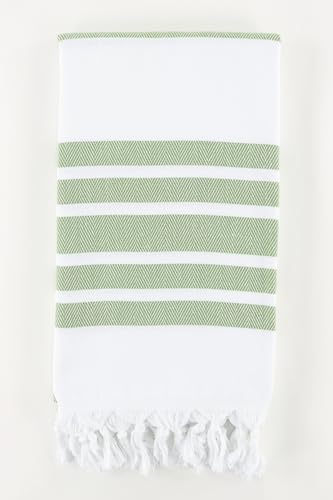 White & Dark Pistachio
