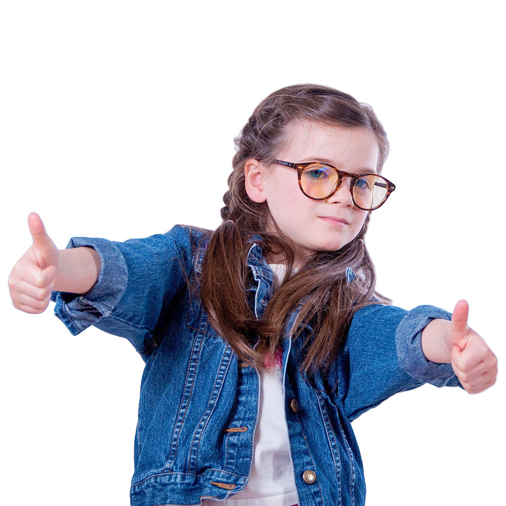 Blue Light Blocking Computer Glasses for Kids - Anti Eyestrain & Digital Screen Protection - Eco-Friendly FDA Approved 