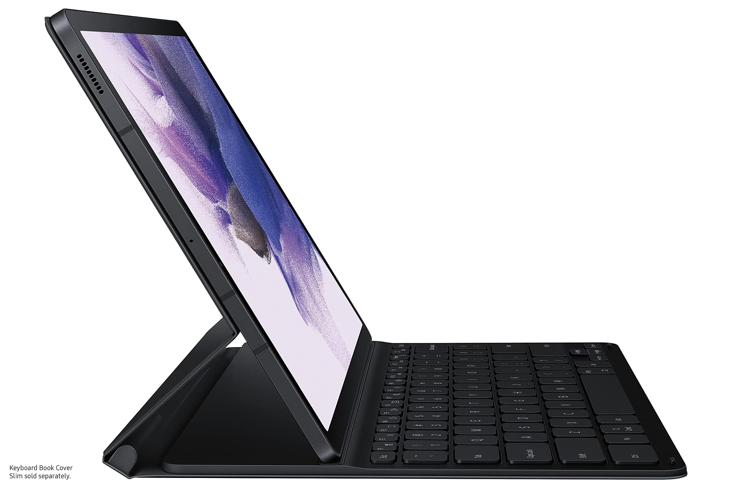 Samsung Galaxy Tab S8+/S7 FE/S7+ Lite Keyboard Case - Slim Protective Cover with Large Keys, S Pen Holder, Ultra Lightweight & Durable (US Version, Black) - Perfect for Work, Study & Travel