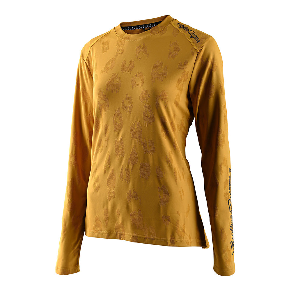 Lilium Women's Long Sleeve Jersey Jacquard Honeycomb Print Top - Comfortable & Stylish for Casual Wear, Office & Outings