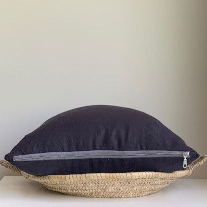 Premium Linen Pillow Cover - Graphite Blue | Soft & Breathable | Perfect for Bedroom, Living Room & Home Decor