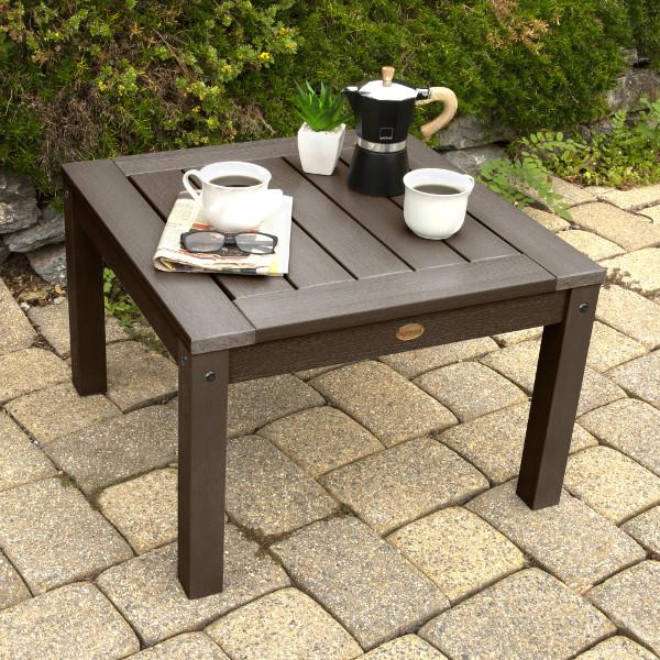 Adirondack Outdoor Side Table - Weather-Resistant Patio Furniture for Garden, Deck, Poolside & Backyard Relaxation