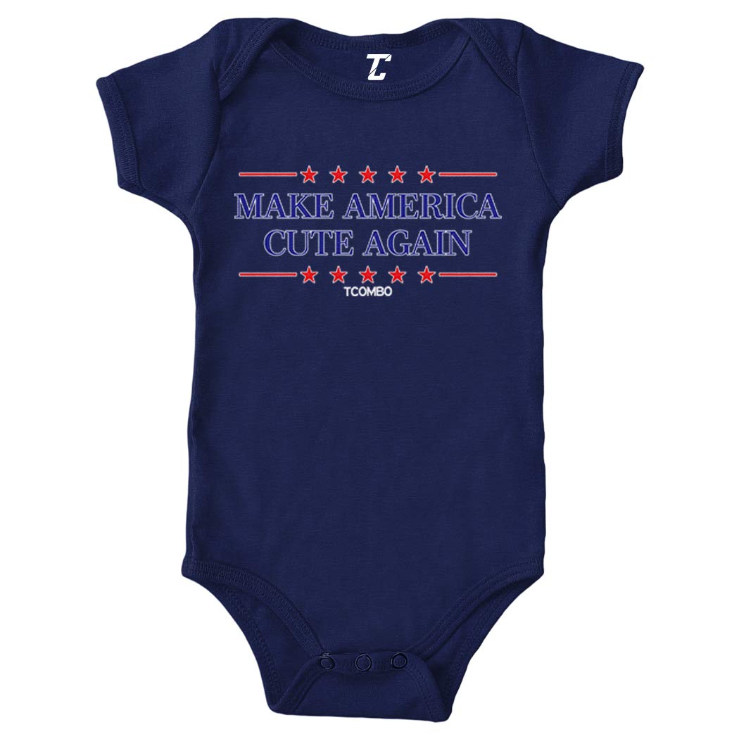 Make America Cute Again - MAGA Trump Bodysuit for Babies | Patriotic Onesie for Newborns & Infants | Perfect for 4th of July, Election Parties & Political Events