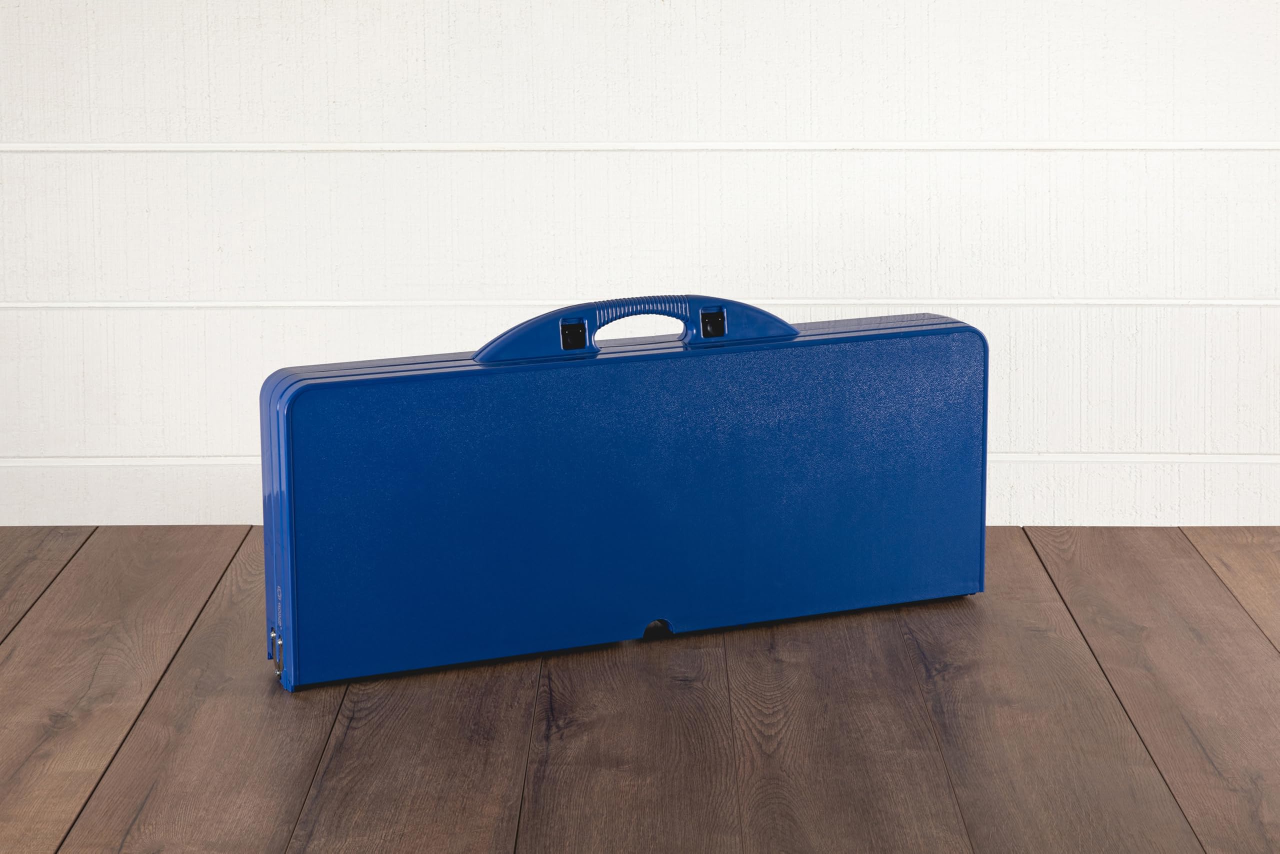 PICNIC TIME NFL Portable Folding Picnic Table with Seats and Umbrella - Perfect for Tailgating, Beach Outings, and Outdoor Gatherings