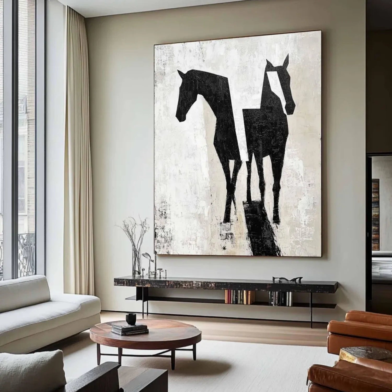 Animal Art Painting #AP121 - Handmade Wildlife Canvas Wall Decor for Living Room, Bedroom & Office