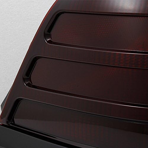 AKKON Black Headlights & Dark Red Tail Lights Combo Set for Ford Crown Victoria - Replacement Pair with 2 Bulb Sockets | Perfect for Night Driving & Car Upgrades