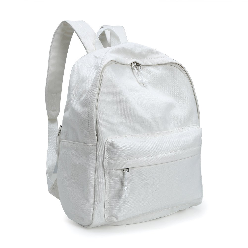 Zicac DIY Canvas Backpack - Unisex Drawstring Daypack & Satchel for School, Travel & Outdoor Adventures
