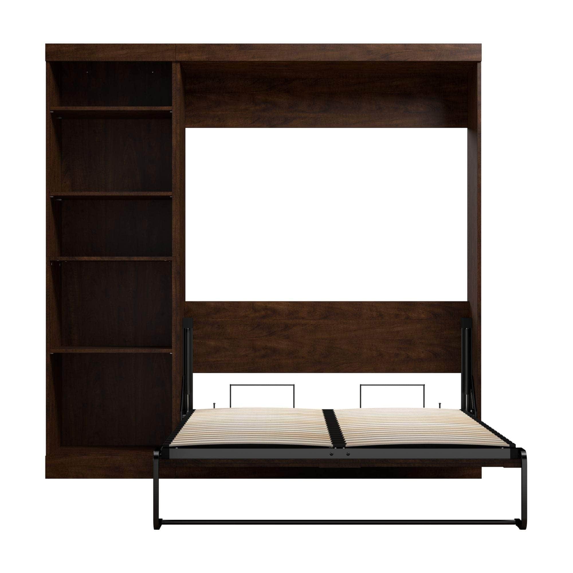 Pur Full Murphy Full Bed with Storage Unit (84W) - 7 Color Options | Space-Saving Wall Bed for Small Apartments & Guest Rooms