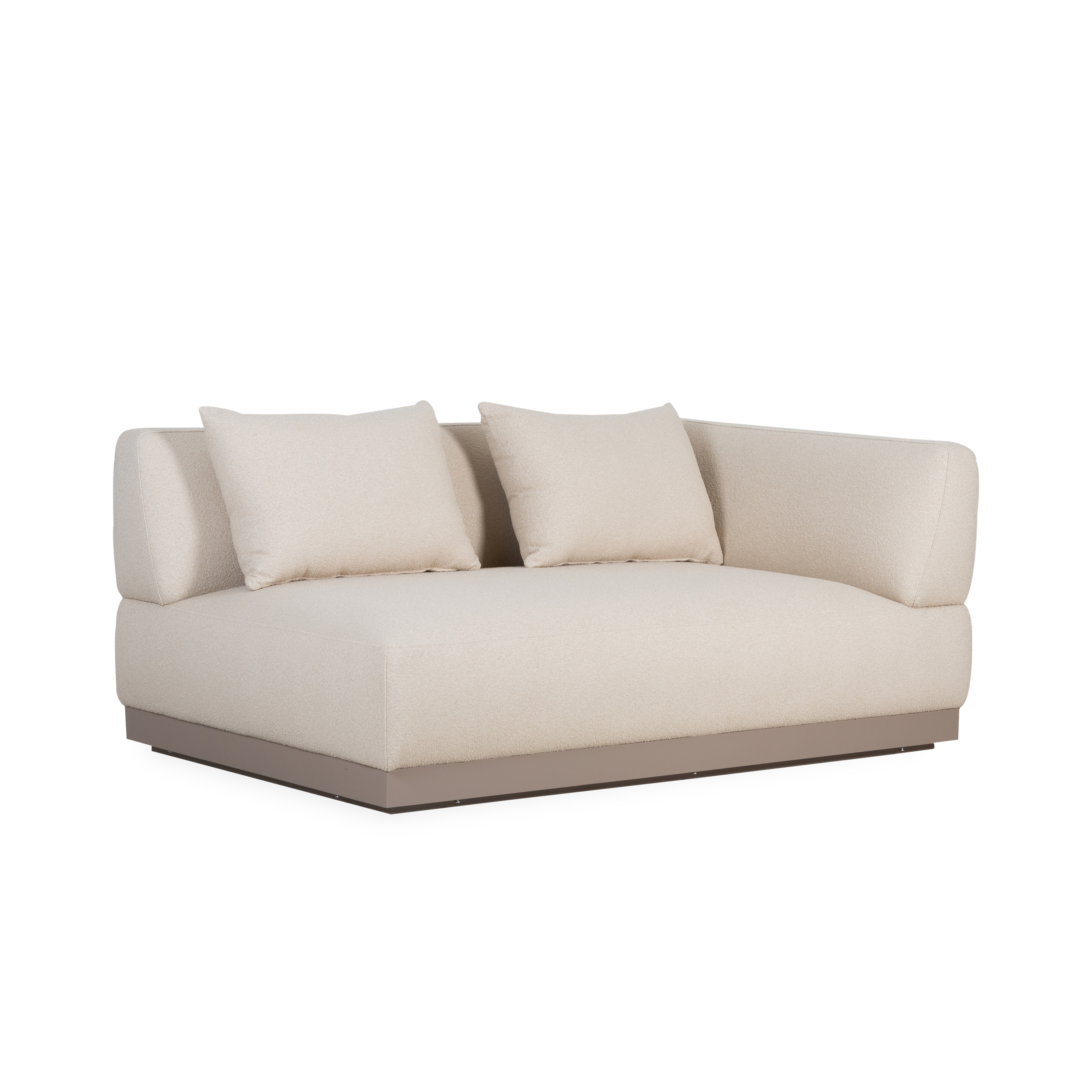 Luxury Amalfi Sectional Sofa - Modern Upholstered Fabric Couch with Reversible Chaise for Living Room, Family Room & Lounge Areas