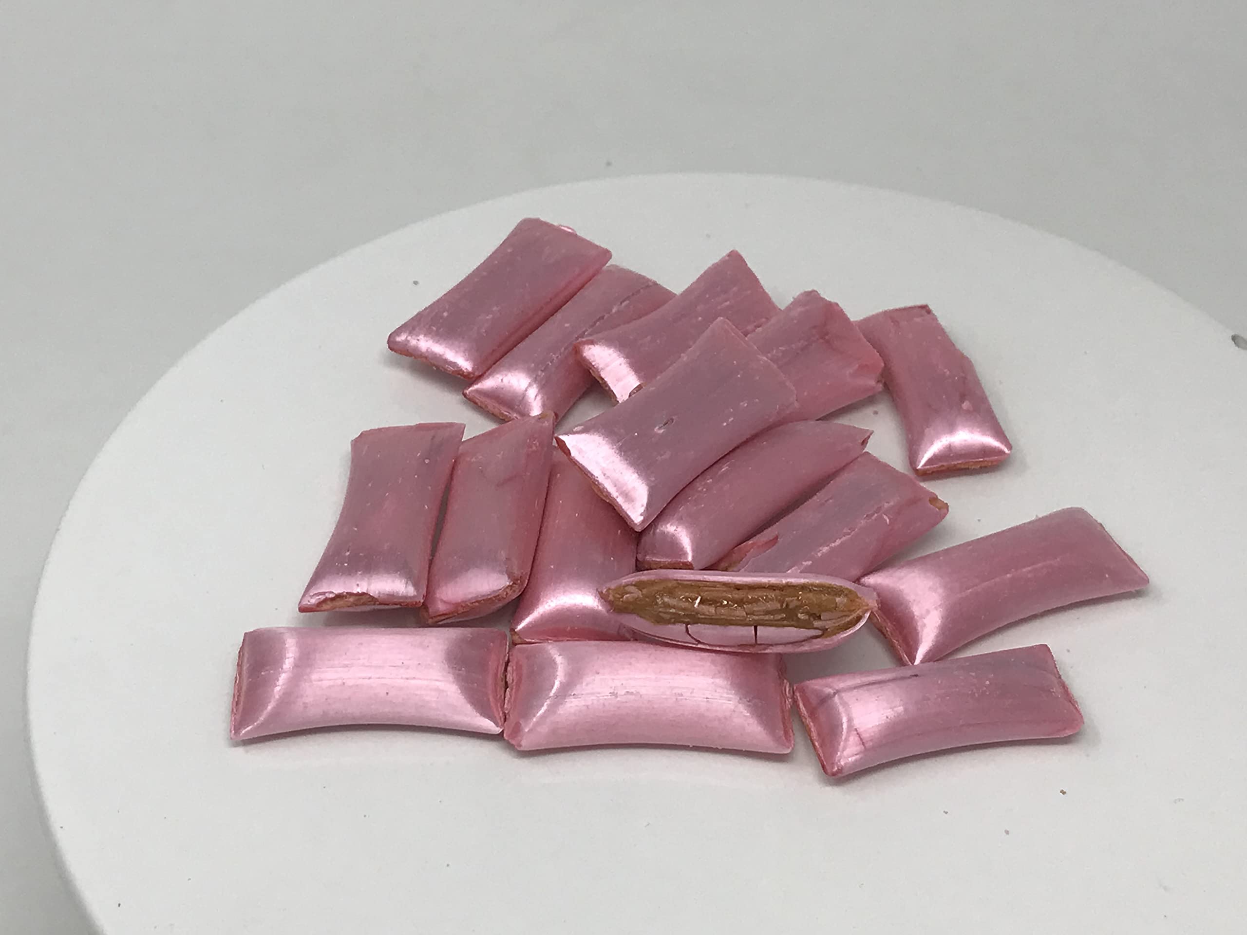 Premium Peach Blossoms Peanut Butter Filled Christmas Candy - 1 Pound Bulk Pack | Holiday Gift, Party Favors & Festive Treats for Family Gatherings