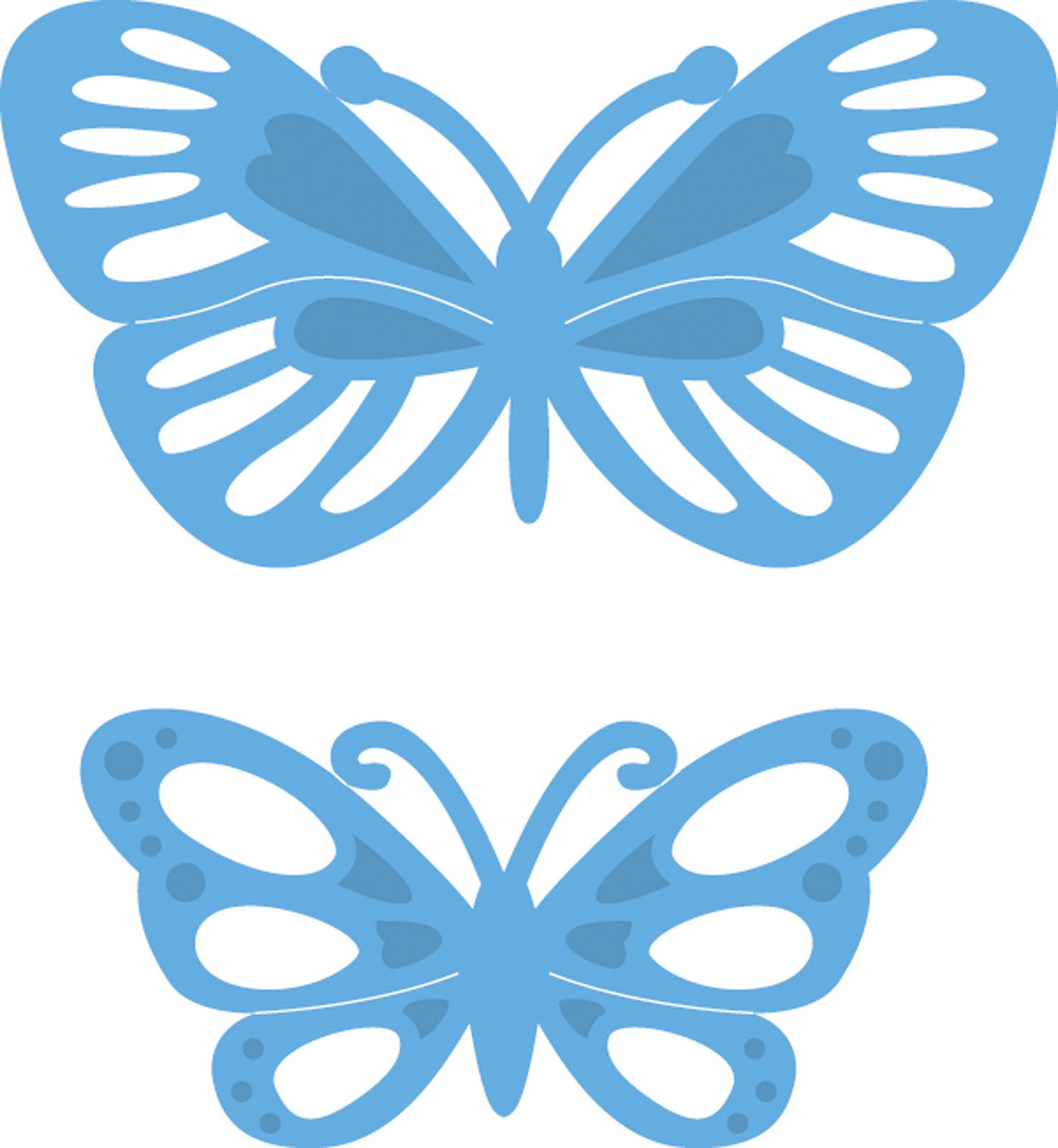 Tiny's Butterflies 2 - Elegant Home Wall Decor for Living Room