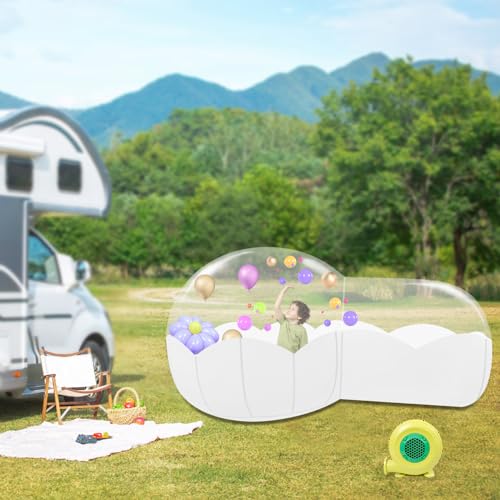 10ft x 8ft Tent + 6.5ft x 6ft Tunnel, Style 3