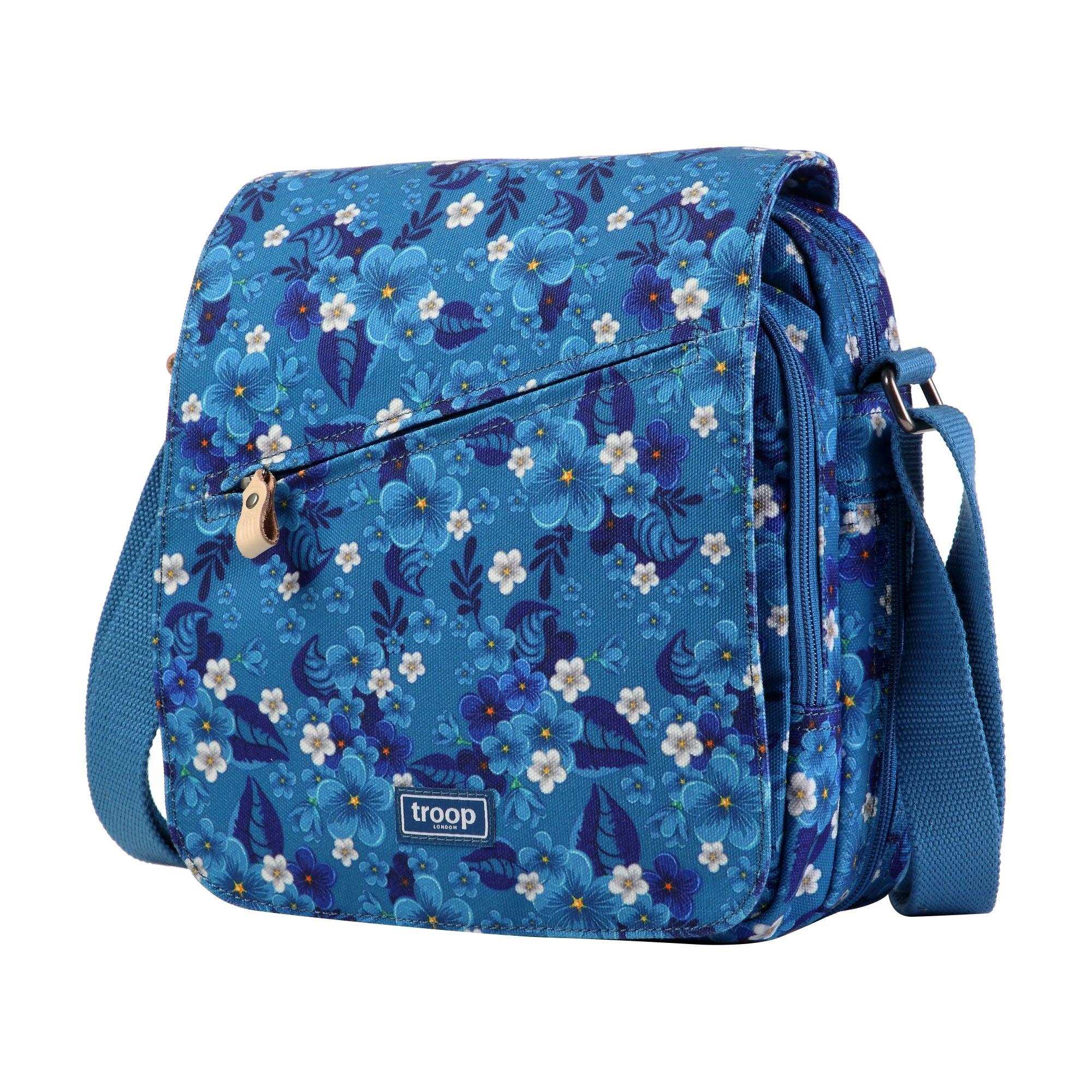 TRP0238 Troop London Classic Canvas Crossbody Bag - Stylish & Durable for Travel, Work, and Everyday Use