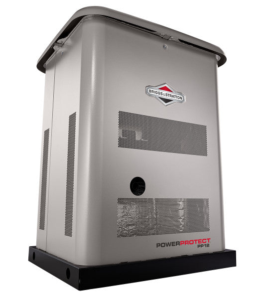 Briggs & Stratton 040689 12kW Standby Generator with 100 Amp 16 Circuit ATS - LP/NG Fuel, WiFi Enabled for Home Backup Power During Outages