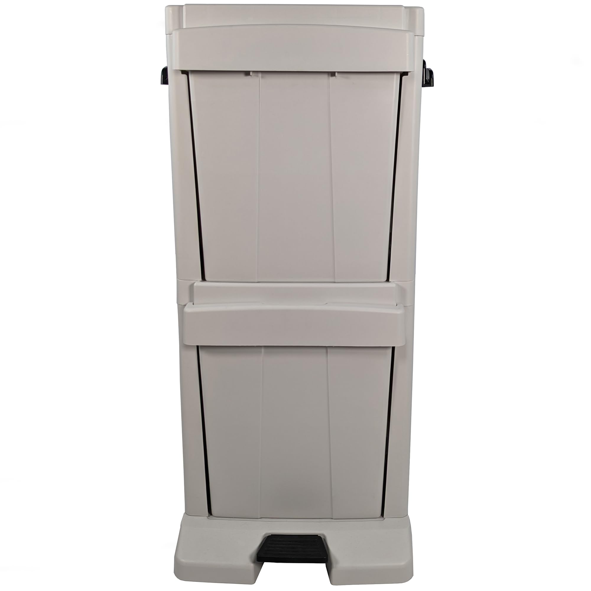 Richell Pet Food Storage Bin Container for Dogs & Cats - Gray & Black, Made in USA | Organize Pet Supplies, Treats & Accessories | Perfect for Home, Kitchen & Pet Room Storage