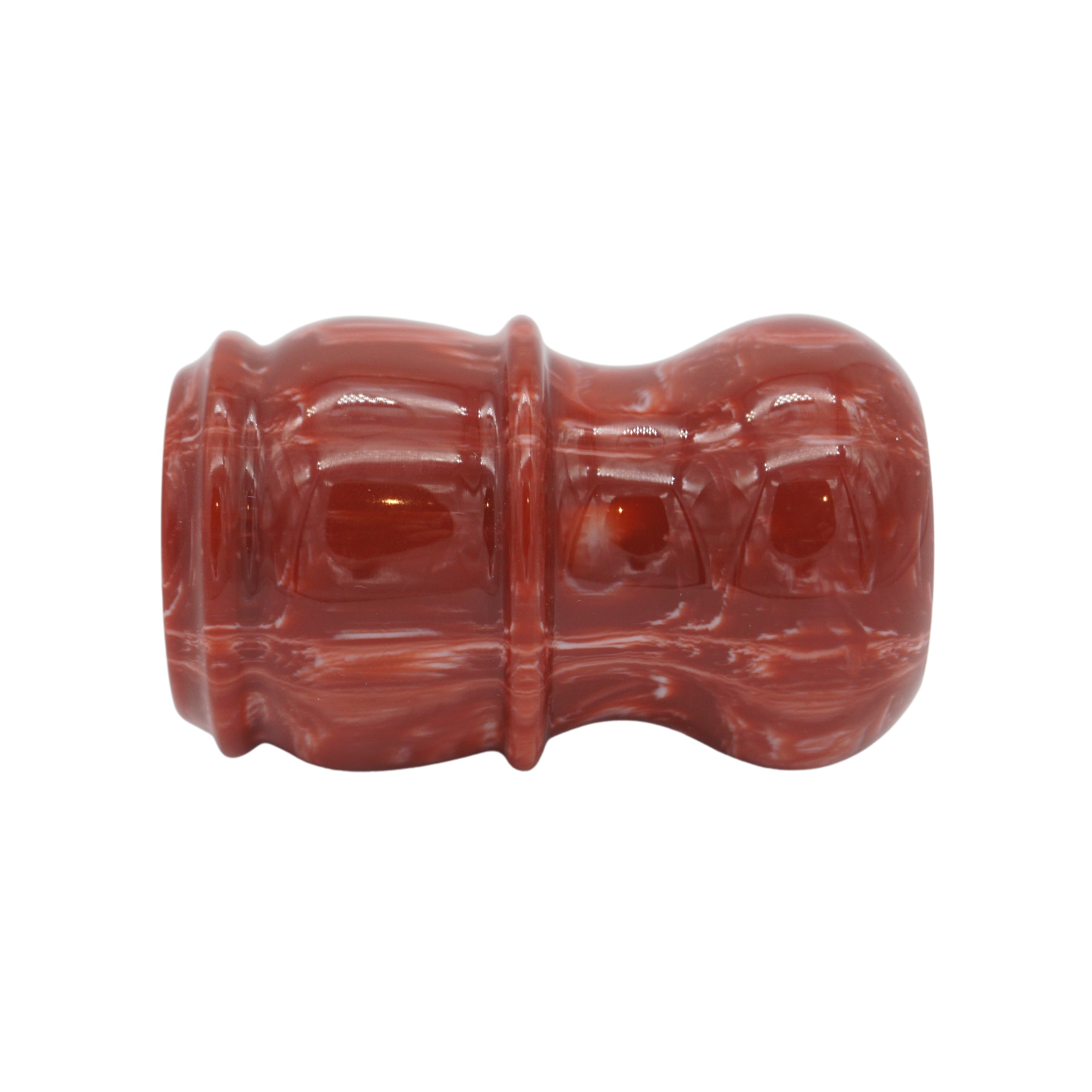 Premium Handmade Strawberry Cream Shaving Brush Handle - Fits 24mm & 26mm Knots - Perfect for Wet Shaving, Grooming Kits & Luxury Bathroom Accessories