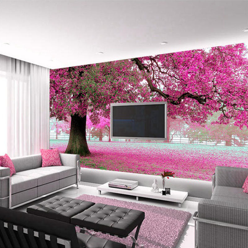 Autumn Tree Wallpaper - Premium Peel & Stick Removable Wallpaper for Home Decor | Perfect for Living Room, Bedroom, and Office Accent Walls