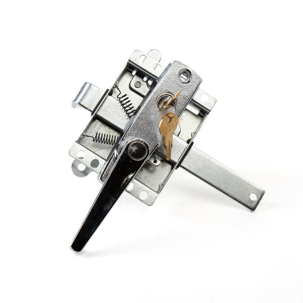 Exterior Locking L Handle for Endstile Uni-Lock v7642 - Keyed Different - Secure Entry Door Lock for Homes & Offices