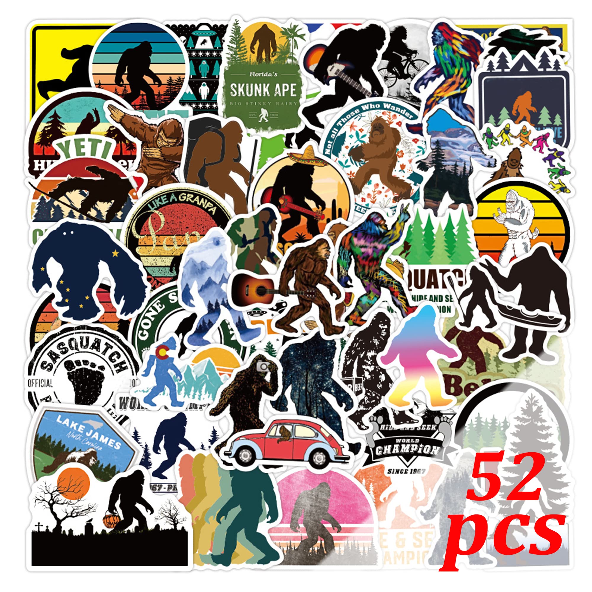 50pcs Cute Animal Stickers for Kids - Waterproof Vinyl Decals for Laptop, Computer, Notebook, Water Bottle - Fun Classroom Rewards & DIY Scrapbooking Supplies