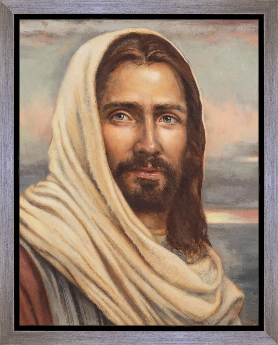 Blessed Savior Gallery Wrap Canvas - Religious Wall Art for Home & Church Decor - Perfect for Living Room, Bedroom & Worship Spaces