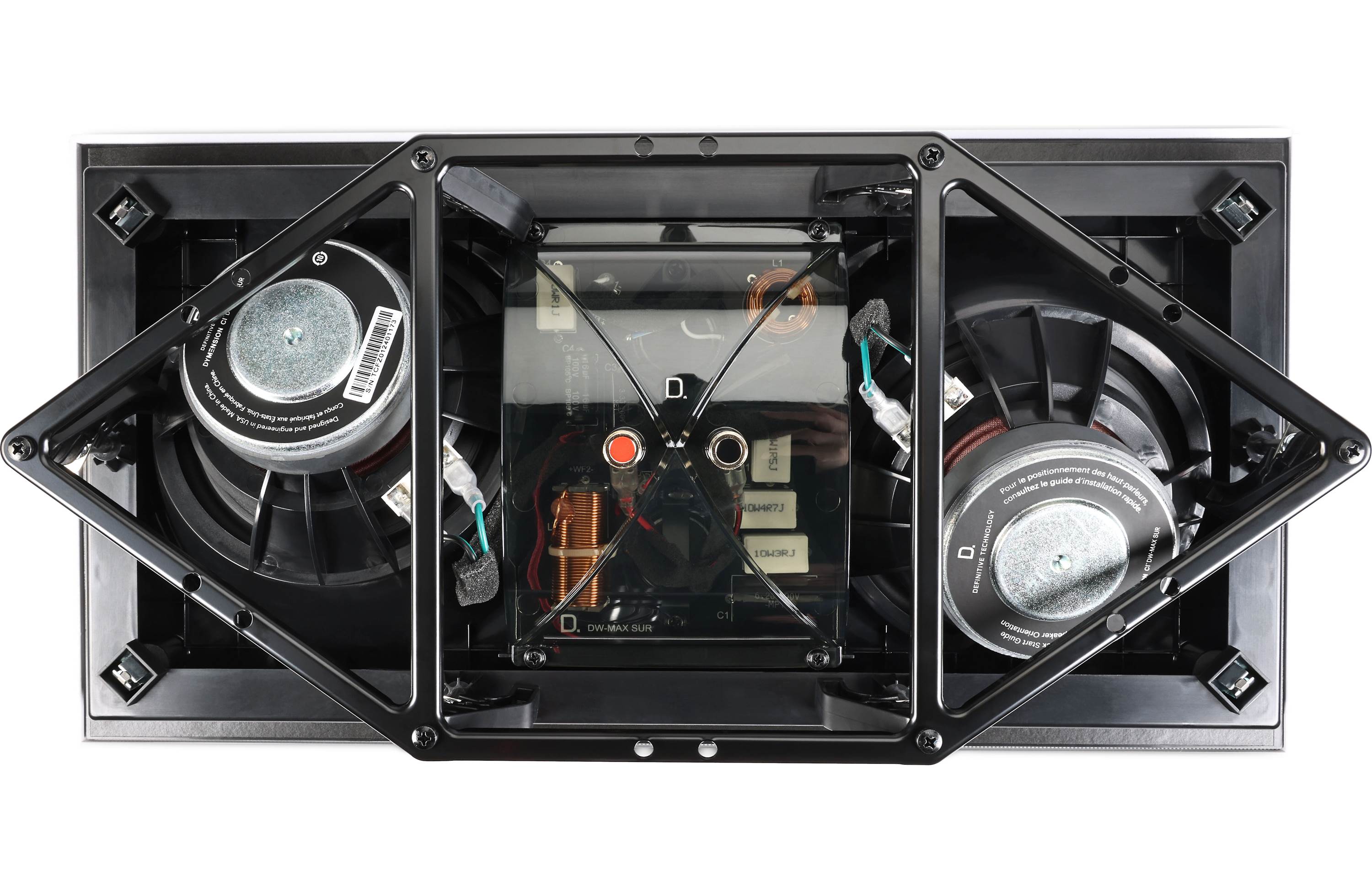 Definitive Technology Dymension DW MAX SUR In-Wall Bipolar Surround Speaker - High Performance Home Theater Audio for Immersive Movie & Music Experience