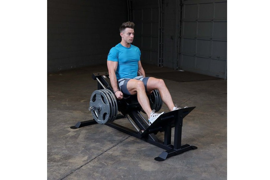 Body Solid GCLP100 Compact Leg Press and Hack Squat Machine - Home Gym Strength Training Equipment for Legs & Glutes Workout | Perfect for Small Spaces & Home Fitness