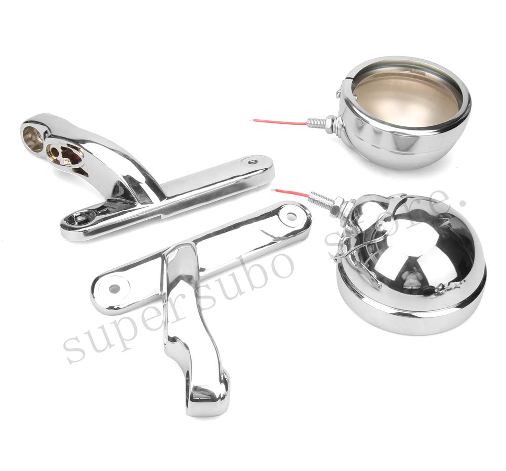 Chrome Fog Lamp Housing & LED 4.5